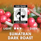 fair trade sumatran dark roast (low acid)